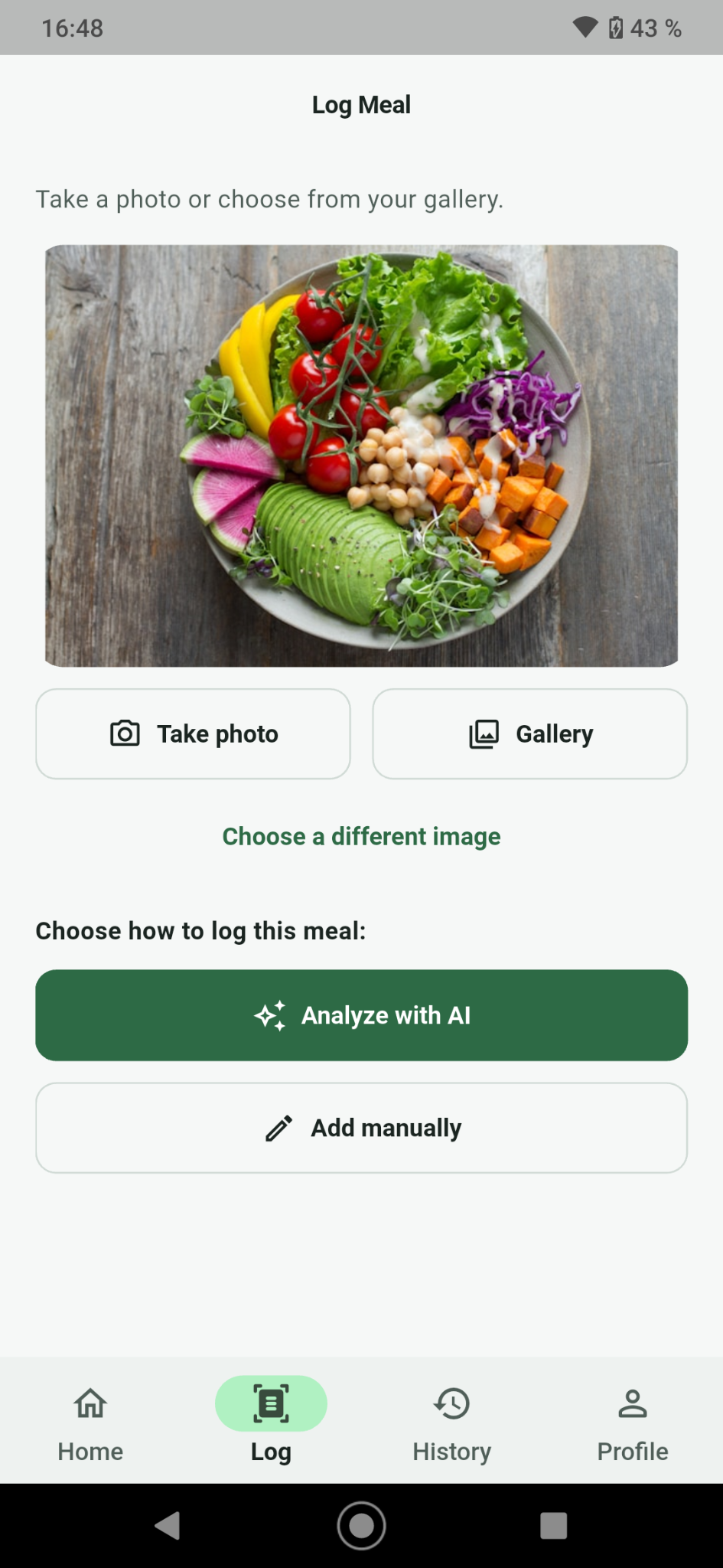 DailyMacros screenshot