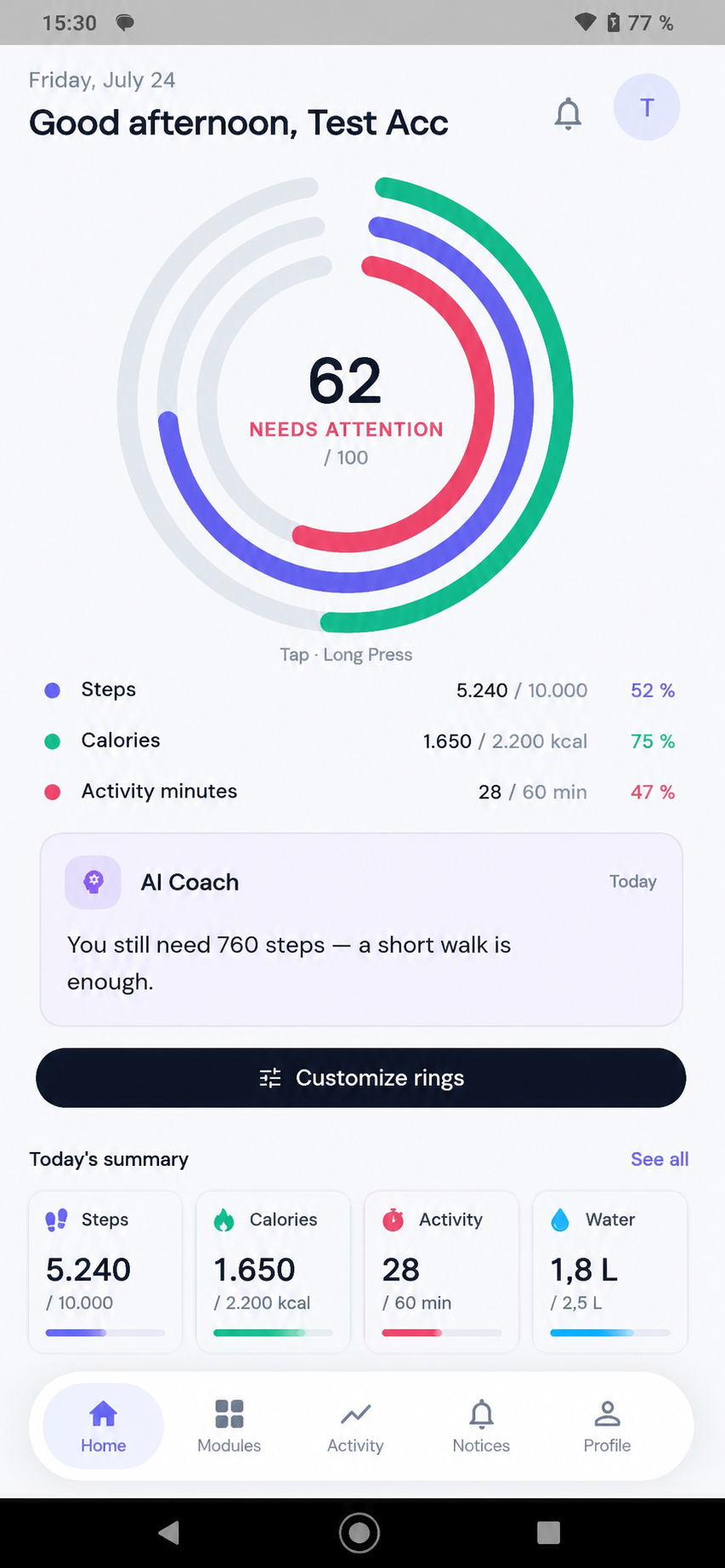 MaxLife screenshot