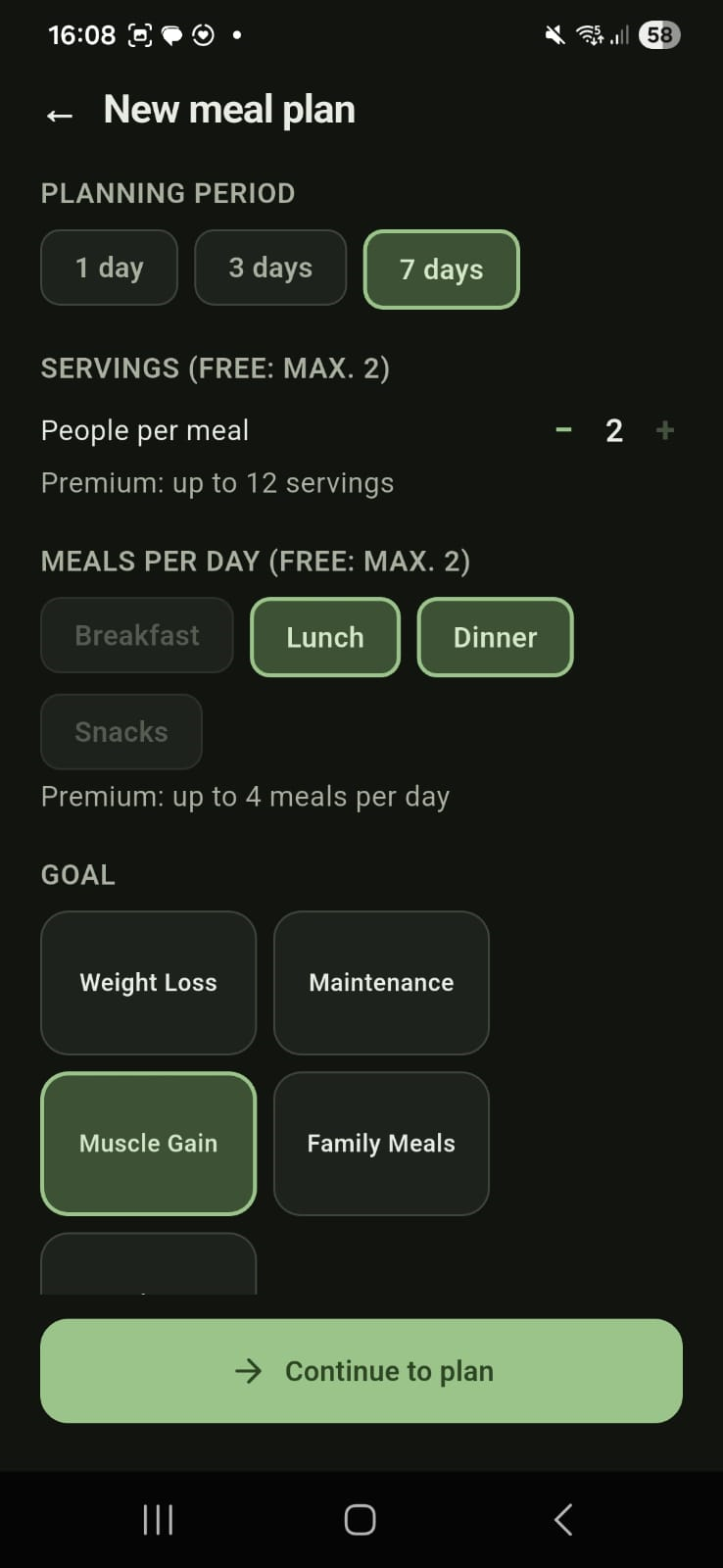 MealCart screenshot